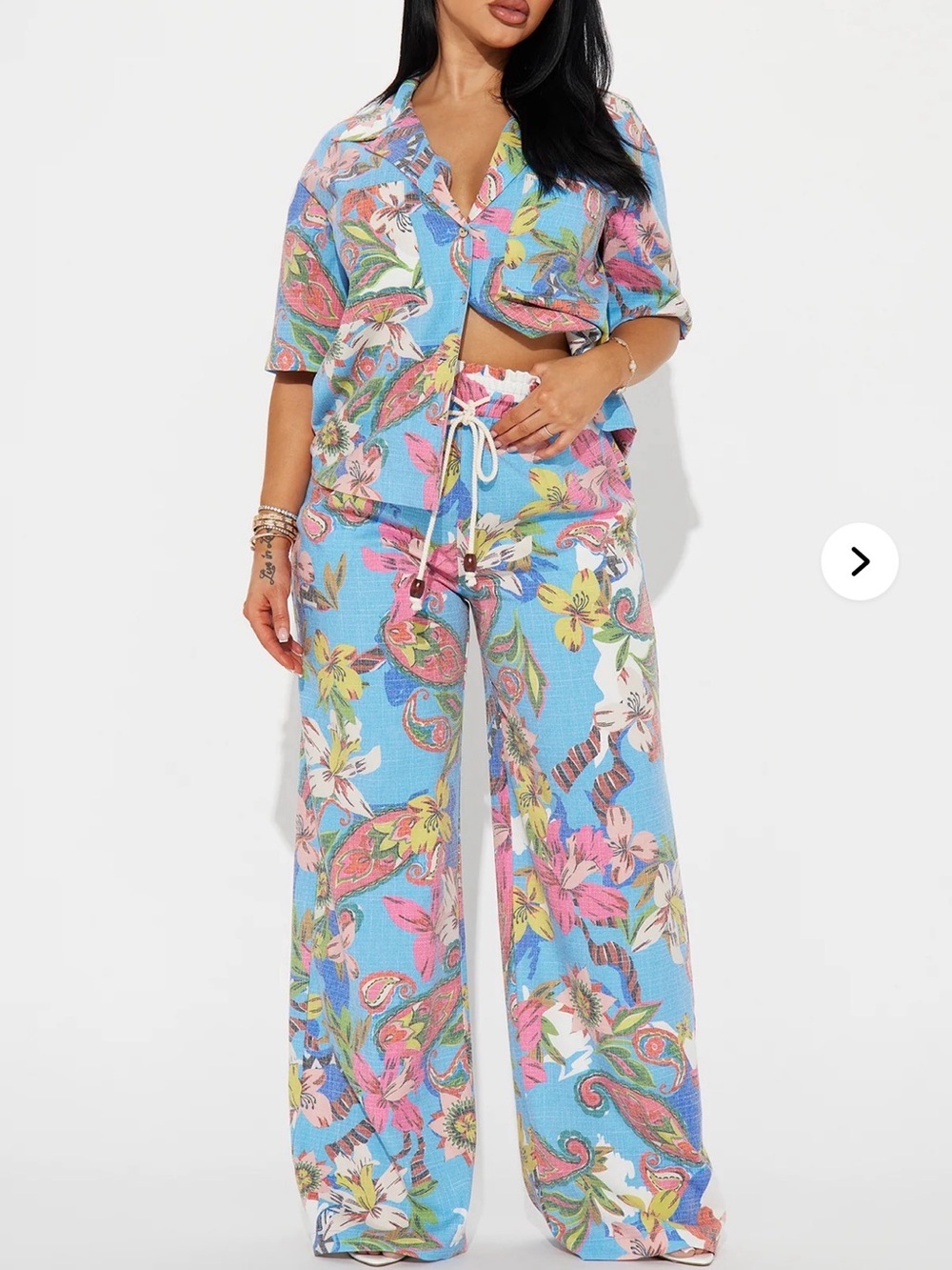 Fashion Nova My Tropical Time Pant Set